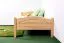Kinderbett 100 x 200 cm | Massivholz: Buche | Natur Lackiert Abbildung