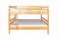 Großes Etagenbett 160 x 200 cm | Massivholz: Buche | Natur Lackiert | umbaubar in zwei große Einzel- bzw. Doppelbetten | Premium-Qualität | inkl. Rollroste Abbildung