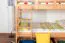 90 x 200 cm Etagenbett mit Stauraum / 2 Schubladen für Kinder Massivholz: Buche | Natur Lackiert | umbaubar in 2 Einzelbetten | Premium-Qualität | inkl. Rollroste Abbildung