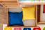 90 x 200 cm Etagenbett mit Stauraum / 2 Schubladen für Kinder Massivholz: Buche | Natur Lackiert | umbaubar in 2 Einzelbetten | Premium-Qualität | inkl. Rollroste Abbildung