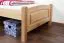 Kinderbett 80 x 200 cm | Massivholz: Buche | Natur Lackiert Abbildung
