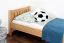 Kinderbett 90 x 200 cm | Massivholz: Buche | Natur Lackiert Abbildung
