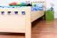 Kinderbett 100 x 200 cm | Massivholz: Buche | Natur Lackiert Abbildung