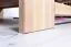 Kinderbett 100 x 200 cm | Massivholz: Buche | Natur Lackiert Abbildung