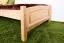 Bettrahmen für Kinder / Kinderbett 90 x 200 cm | Massivholz: Buche | Natur Lackiert Abbildung