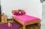 Bett 90 x 200 cm Eiche geölt Abbildung