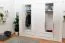 Kleiderschrank | 6 Drehtüren | 4 Schubladen | 8 Fächer | mit 4 Kleiderstangen | 277 cm breit | Farbe: Weiß Abbildung