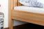 Kinderbett 90 x 200 cm | Massivholz: Buche | Natur Lackiert Abbildung
