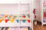 90 x 200 cm Etagenbett mit Stauraum / 2 Schubladen für Kinder Massivholz: Buche | Weiß Lackiert | umbaubar in 2 Einzelbetten | Premium-Qualität | inkl. Rollroste Abbildung