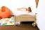 Kinderbett 100 x 200 cm | Massivholz: Buche | Natur Lackiert Abbildung