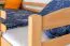 Etagenbett für Kinder 90 x 190 cm | Massivholz: Buche | Natur Lackiert | umbaubar in 2 Einzelbetten | inkl. Rollroste Abbildung
