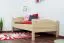Kinderbett 90 x 200 cm | Massivholz: Buche | Natur Lackiert Abbildung