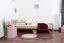 Kinderbett 80 x 200 cm | Massivholz: Buche | Natur Lackiert Abbildung