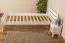 Bettrahmen für Kinder / Kinderbett 100 x 200 cm | Massivholz: Buche | Weiß Lackiert Abbildung