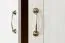 97 cm breiter Kleiderschrank mit 2 Türen | Farbe: Weiß Abbildung