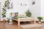 Buche Bettgestell 140 x 200 cm Natur Abbildung