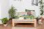 Holzbett 140 x 200 cm Buche massiv Natur Abbildung