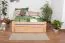 Bett Buche 140 x 200 cm Natur Abbildung