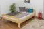 Kiefer Massivholz Bettgestell 160 x 200 cm Natur Abbildung