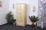 Echtholz-Kleiderschrank, Farbe: Natur 190x90x60 cm Abbildung