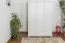 Massivholz-Schrank Kiefer Weiß 195x135x59 cm Abbildung