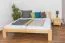 Holzbett 180 x 200 cm Kiefer massiv Natur Abbildung