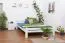 Bett 180 x 200 cm Buche massiv Weiß Abbildung
