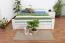 Buche Schubladenbett 180 x 200 cm Weiß Abbildung