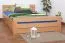 Bett Buche massiv 180 x 200 cm Natur Abbildung