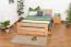 Bettgestell Buche 140 x 200 cm Natur Abbildung