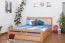 Massivholz Bettgestell Buche 180 x 200 cm Natur Abbildung