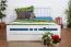 Schubladenbett Buche 160 x 200 cm Weiß Abbildung