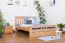 Bett 140 x 200 cm Buche massiv Natur Abbildung