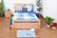 Bettgestell Buche 140 x 200 cm Natur Abbildung