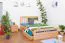 Bettgestell Buche 140 x 200 cm Natur Abbildung