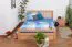 Bett mit Schubladen Buche 160 x 200 cm Natur Abbildung