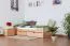 Bettgestell Schubladenbett Buche 90 x 200 cm Natur Abbildung