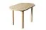 Esszimmertisch rund 150x80 cm Kiefer massiv, Farbe: Natur Abbildung