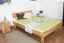 Bett 140 x 200 cm Eiche massiv geölt Abbildung