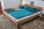 Massivholz Bettgestell Kernbuche 200 x 200 cm geölt Abbildung