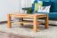 Couchtisch Kernbuche Massivholz Farbe: Natur 45x105x65 cm Abbildung