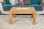 Sofatisch Clubtisch Loungetisch Couchtisch Eiche Massivholz Farbe: Natur 45x80x80 cm Abbildung
