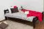 Bett 120 x 200 cm Buche Schokobraun mit Lattenrost Abbildung
