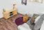 TV-Schrank Massivholz Farbe: Natur 55x136x47 cm Abbildung