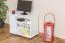 TV-Schrank Massivholz Farbe: Weiß 62x82x46 cm Abbildung