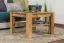 Sofatisch Clubtisch Loungetisch Couchtisch Eiche Massivholz Farbe: Natur 50x65x65 cm Abbildung