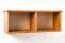 Hängeregal / Wandregal Kiefer massiv Vollholz Eichefarben Junco 334 - 30 x 80 x 24 cm (H x B x T)