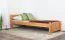 Kinderbett / Jugendbett Kiefer massiv Vollholz Erlefarben 80, inkl. Lattenrost - 80 x 200 cm (B x L)