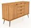Kommode Rolleston 15 Kernbuche massiv geölt - Abmessungen: 87 x 144 x 46 cm (H x B x T)