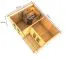 Saunahaus "Anni 5" SET A mit Ofen 9 kW, Farbe: Terragrau - 509 x 369 cm (B x T), Grundfläche: 19 m²
